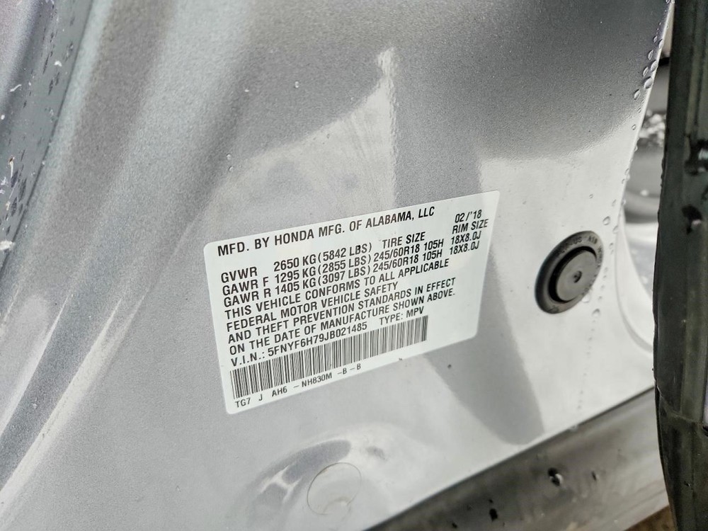 PILOT 2018 Transmission Shift 2129187