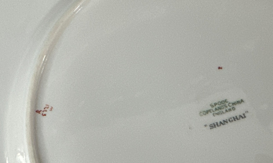 Copeland Spode SHANGHAI 4 Pc Place Setting Mint Unused