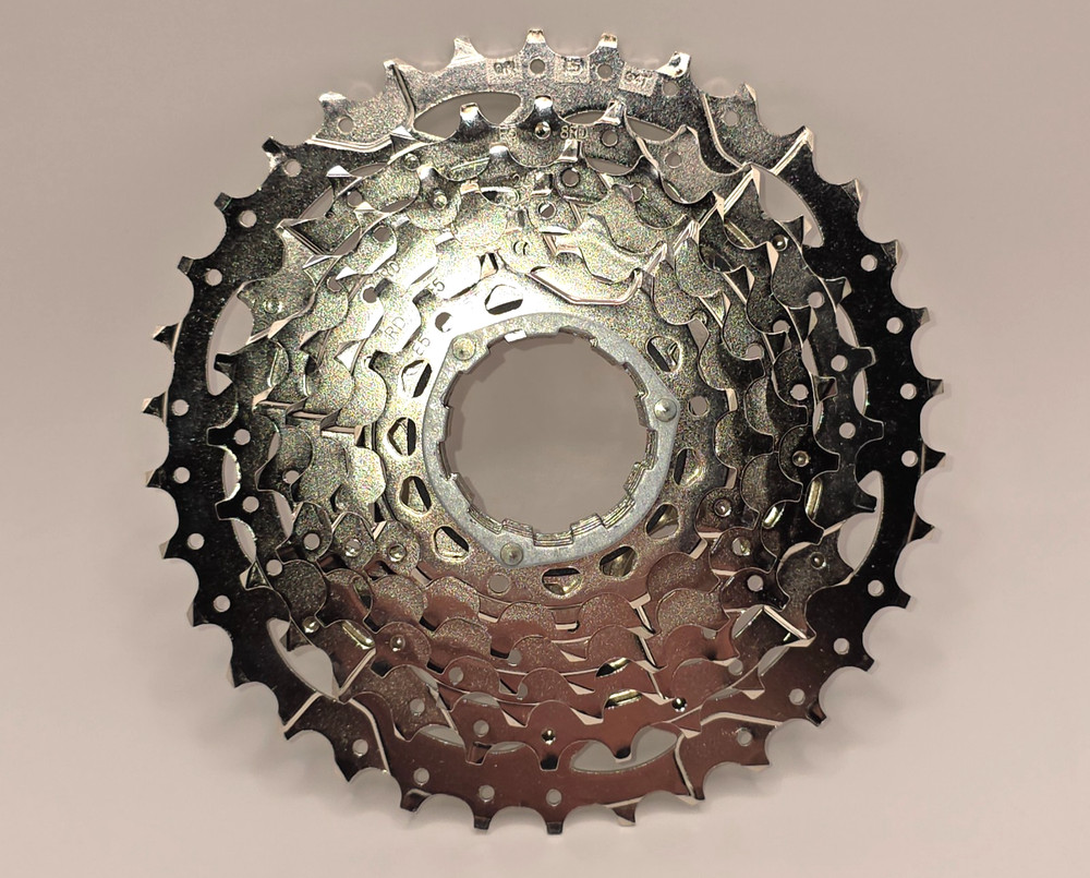 microSHIFT H08 Cassette - 8 Speed, 11-34t, Silver, Nickel Plated