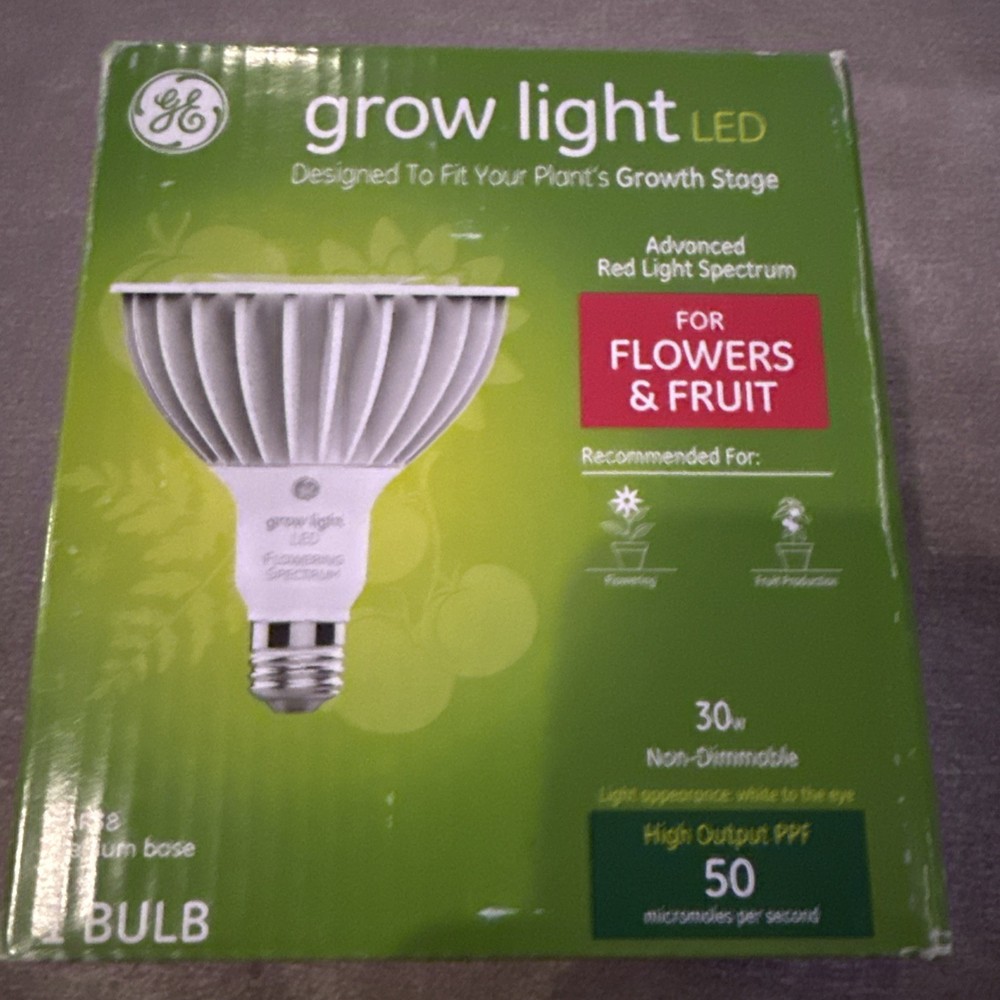 GE LED Grow Light Bulb PAR38