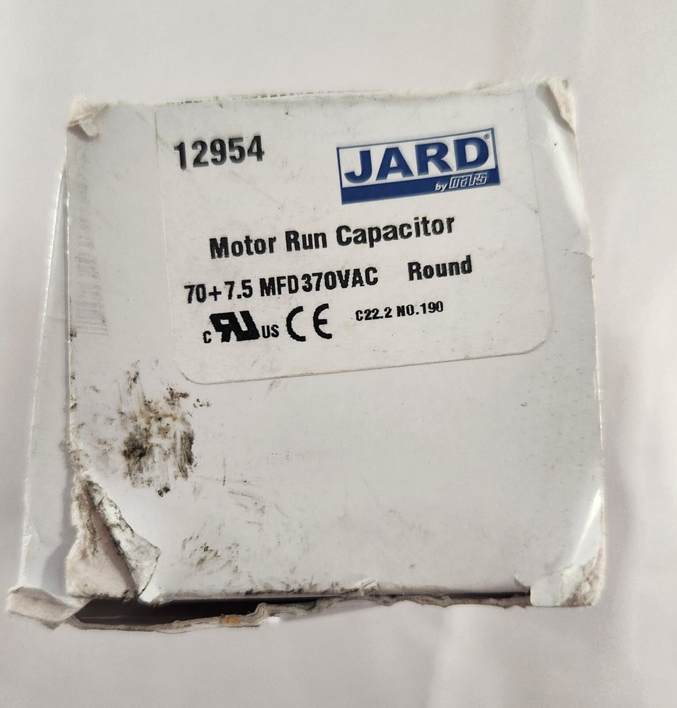 JARD - 12954 - Motor Run Capacitor - Round - 70+7.5 MFD370VAC