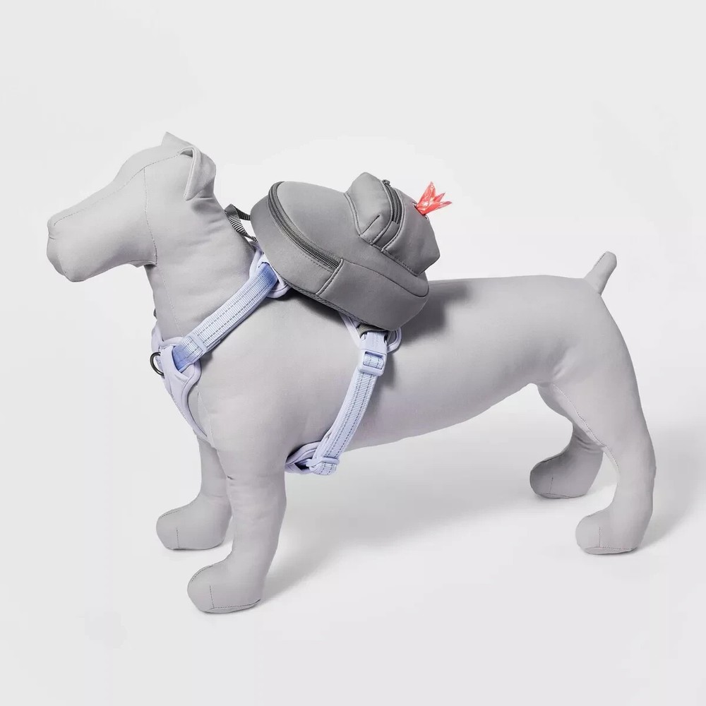 Boots & Barkley Dog Backpack Harness Attachment Gray L/XL