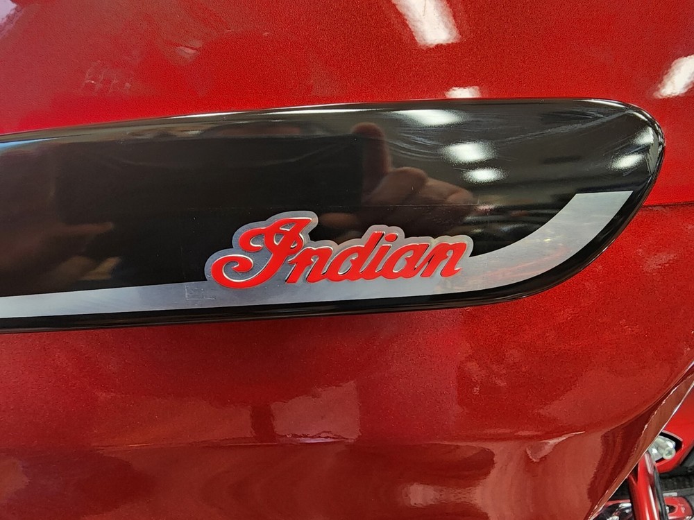 Indian Challenger Saddlebag Script Decal/Sticker/Emblem