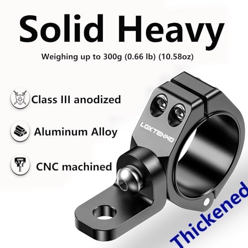 1PCS LED Light Bar Mounts UTV Whip Light Mount Clamp Solid Heavy Whip Flag