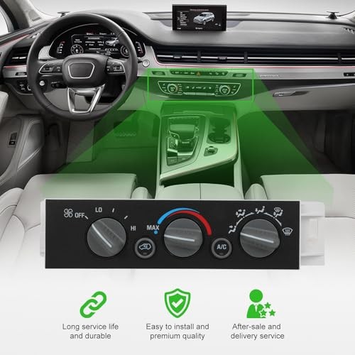 Climate Control Module AC Heater Control Panel for Chevy No Rear Window Heater