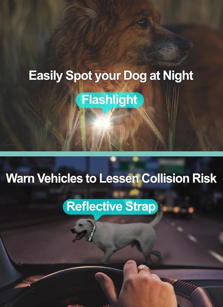 Dual Pack Dog Training Collar - Shock, Vibrate, Beep Modes