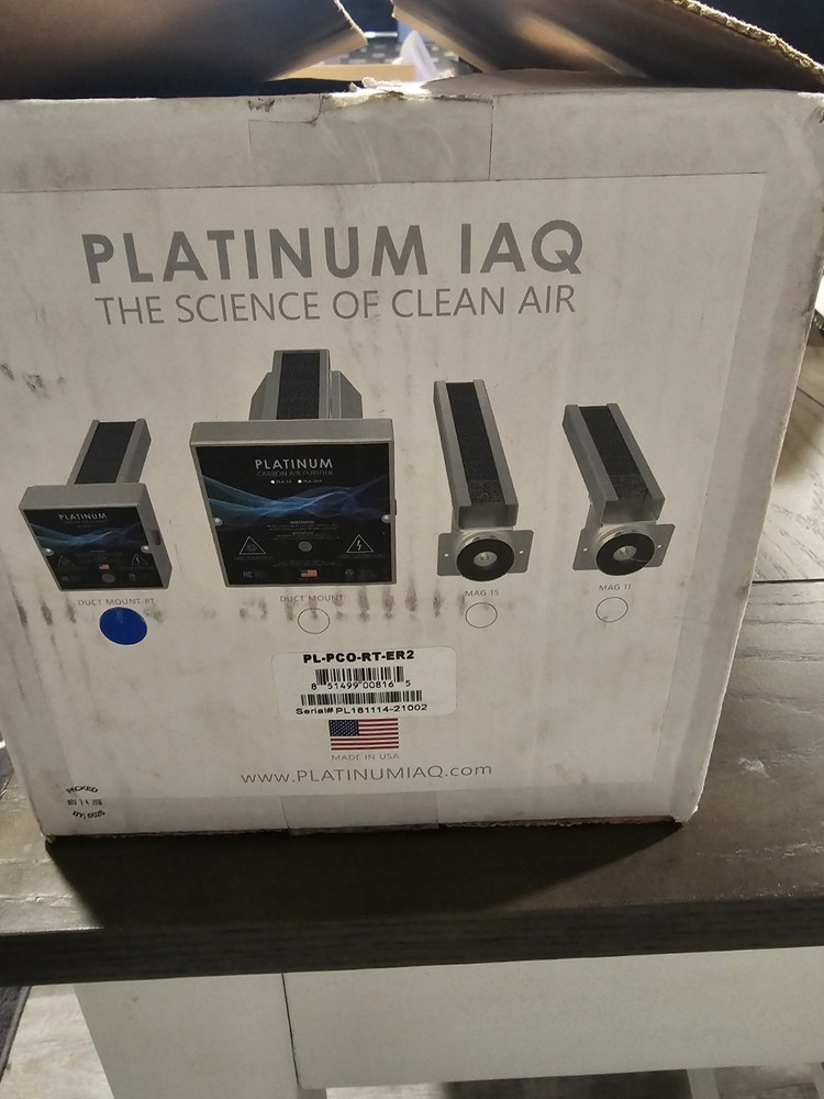 Platinum Iaq Whole Home Purification Pl-pco-rt-er2
