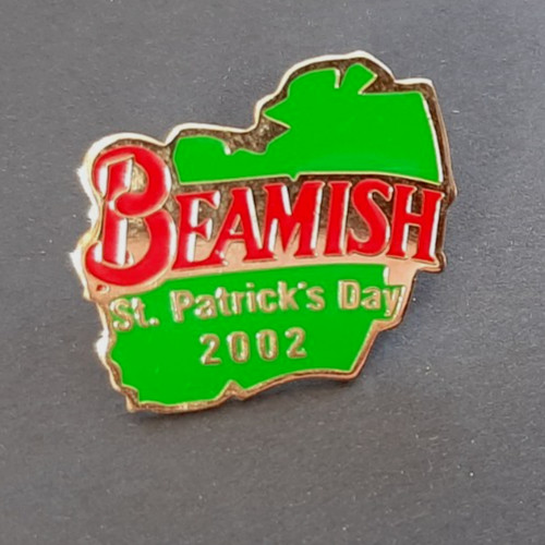 Enamel Pin Lapel Pin ONE Beamish St Patrick's Day 2002 1"