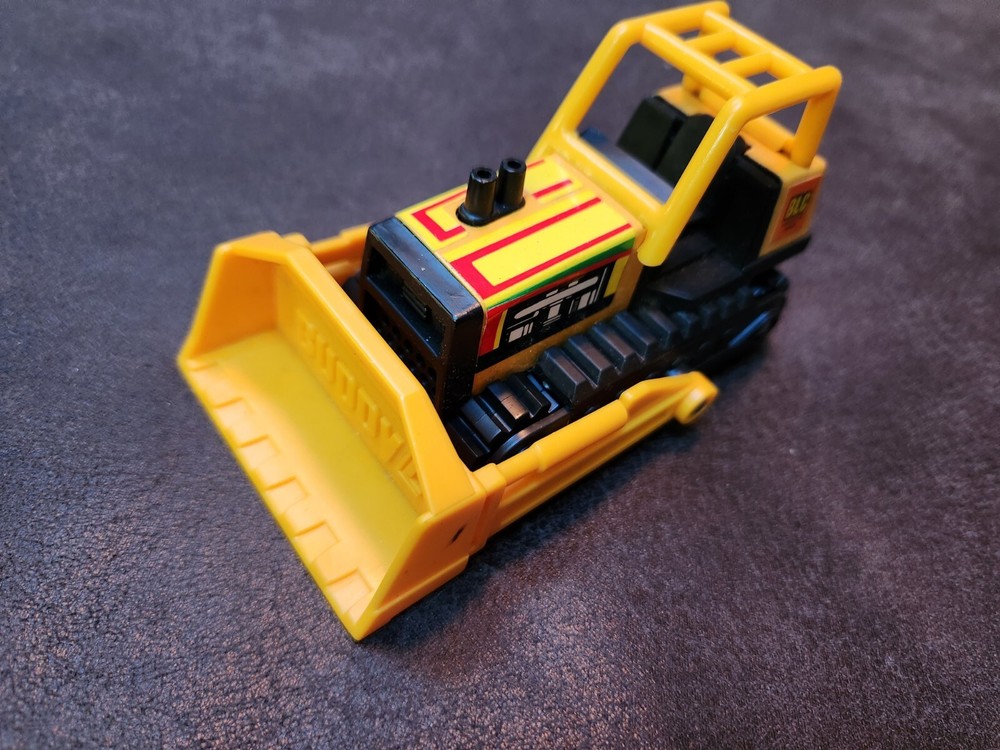1982 Buddy L Corp. Yellow Bulldozer Dozer Tractor Mint Movable Blade