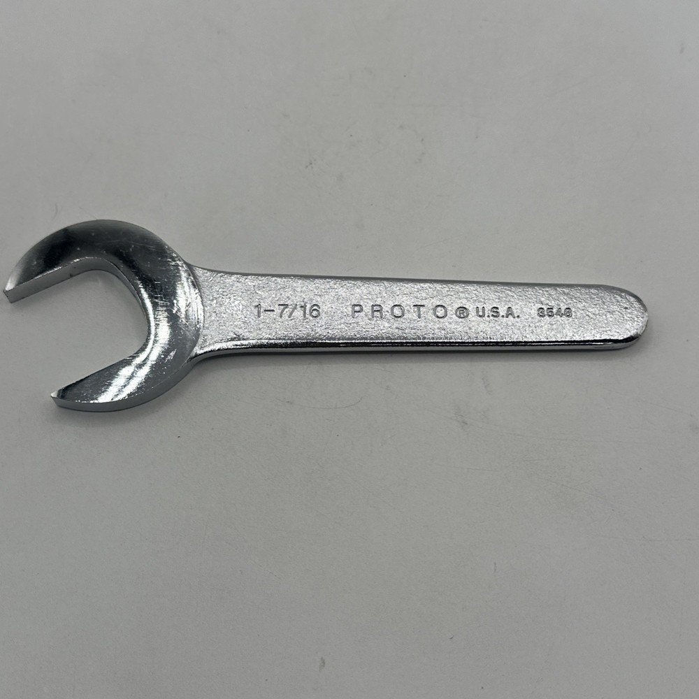 Proto 3546 1-7/16" Thin Pattern Open End Service Wrench USA Made
