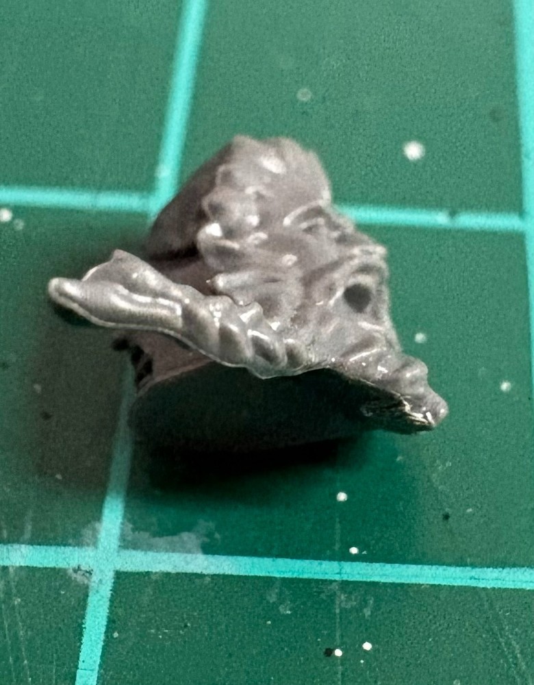 Space Wolves Space Marine Head E Unhelmeted Braided Beard 40K Bits Kitbash