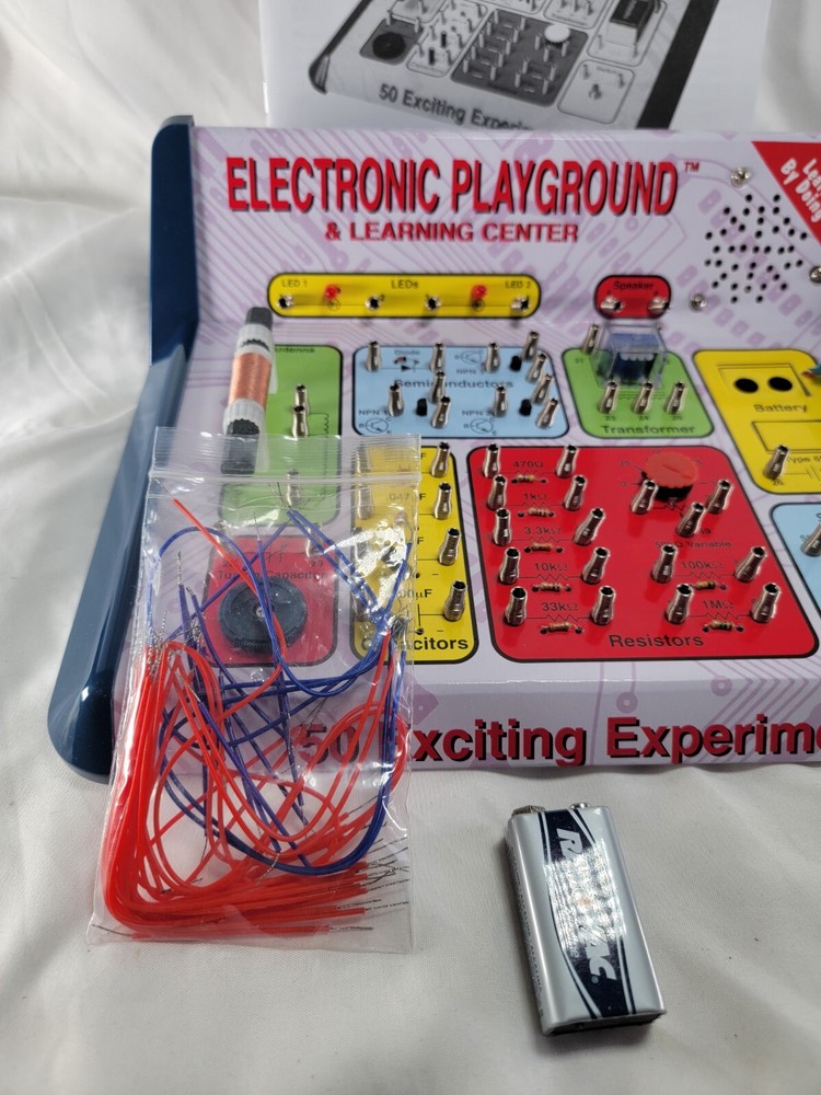 Elenco Electronic Playground & Learning Center 50 Experiments Complete Tested