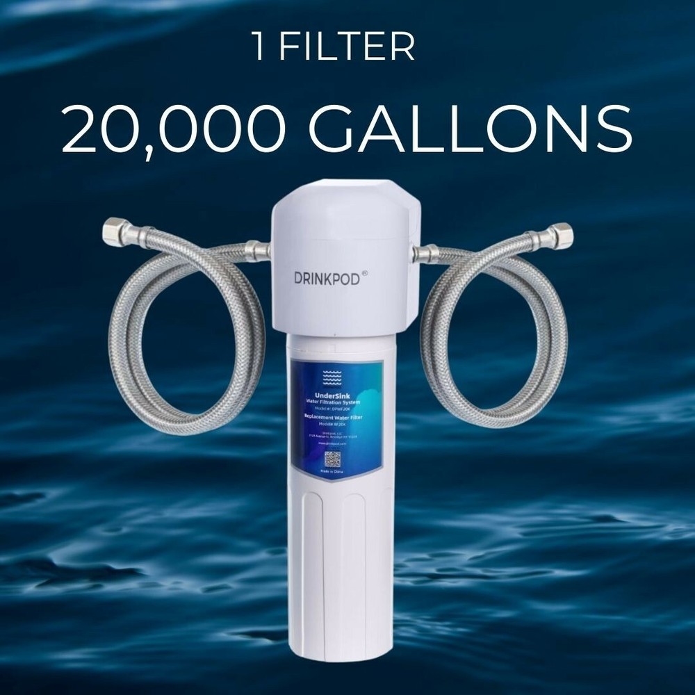 Drinkpod Under Sink 20,000 Gallon Water Filtration System