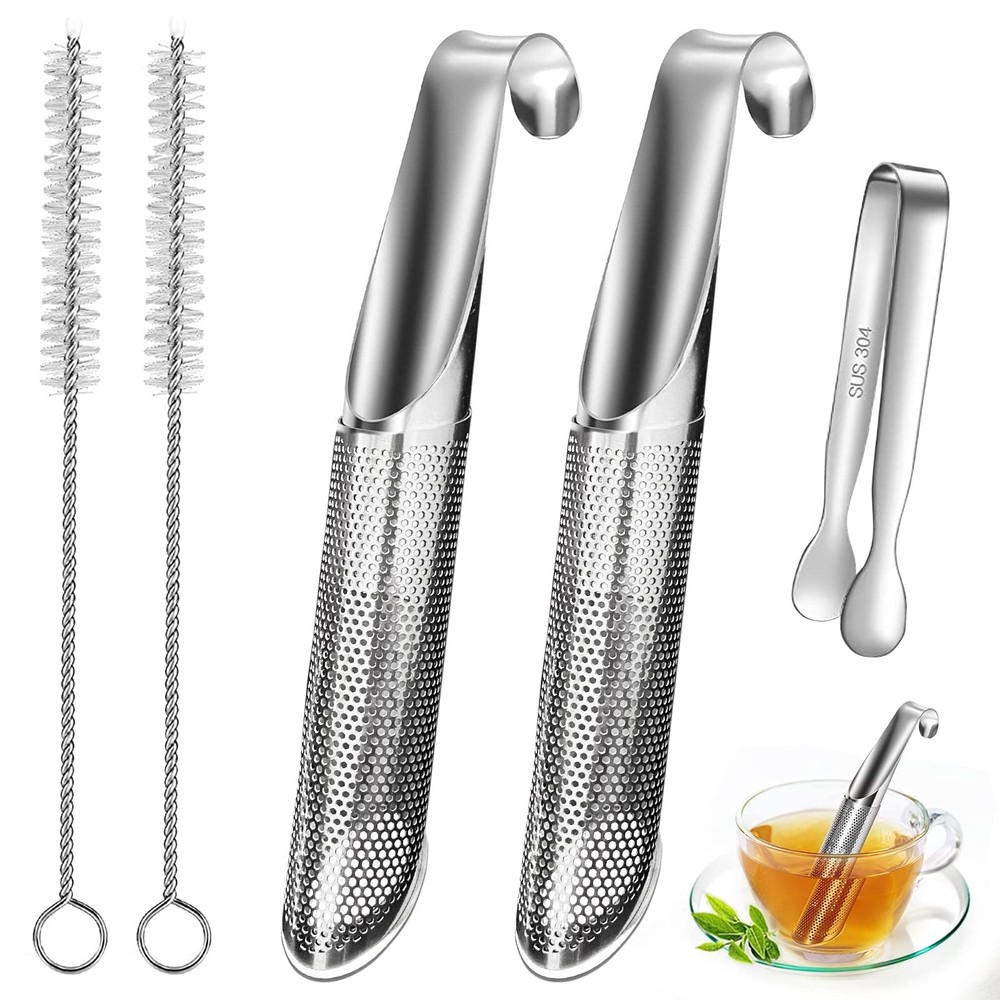 Tea Infuser for Loose Leaf Tea, 304 Stainless Steel Tea Diffusers with Tea Cl...