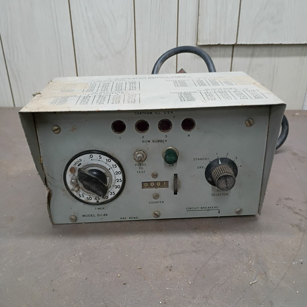 Dickey John Electronic Seed Monitor Model DJ-46 Untested