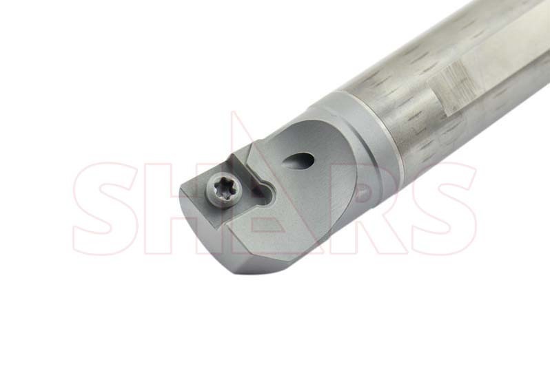 3/4" x 8" LH SCLCL Coolant Through Indexable Solid Carbide Boring Bar S]