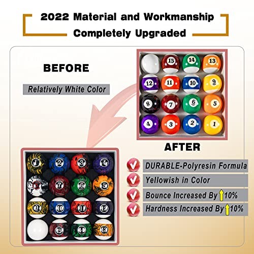 Billiard Balls Set 16 Pool Table Balls