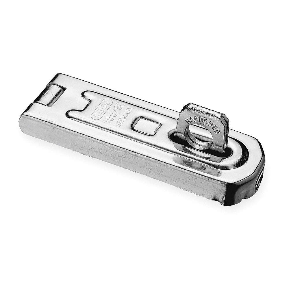 ABUS 100/60 Concealed Hinge Pin Hasp,Fixed,Chrome 3MPH2
