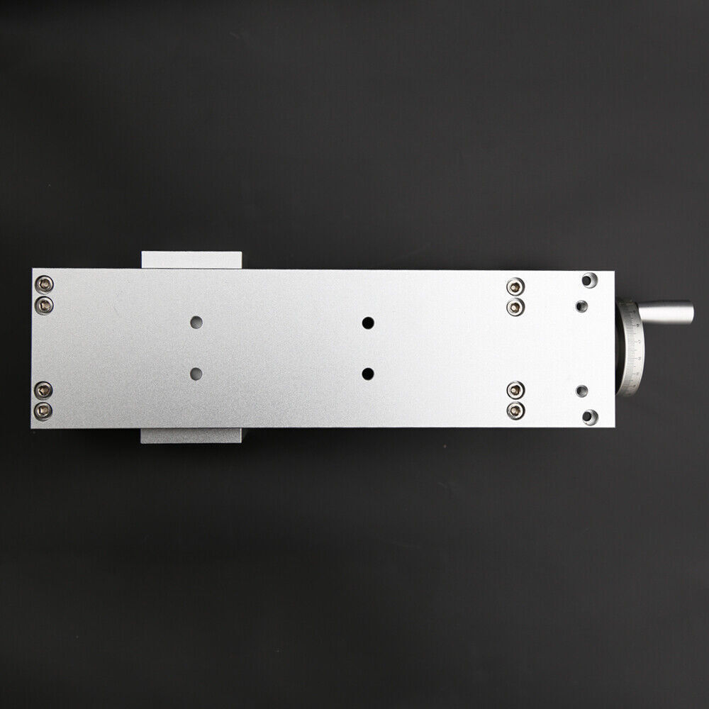 Manual Cross Sliding Table 200MM Linear Rail Slide Stage Actuator Table CNC Mill