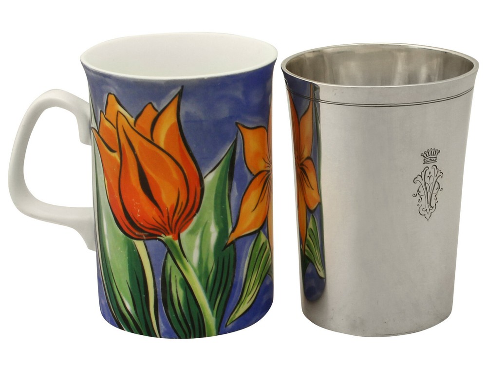 Antique Austro-Hungarian Silver Beaker, Circa 1815