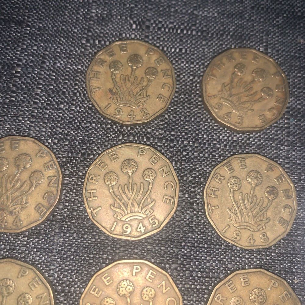 Bundle Of 3D BRITISH COINS ALL DIFFERENT DATED