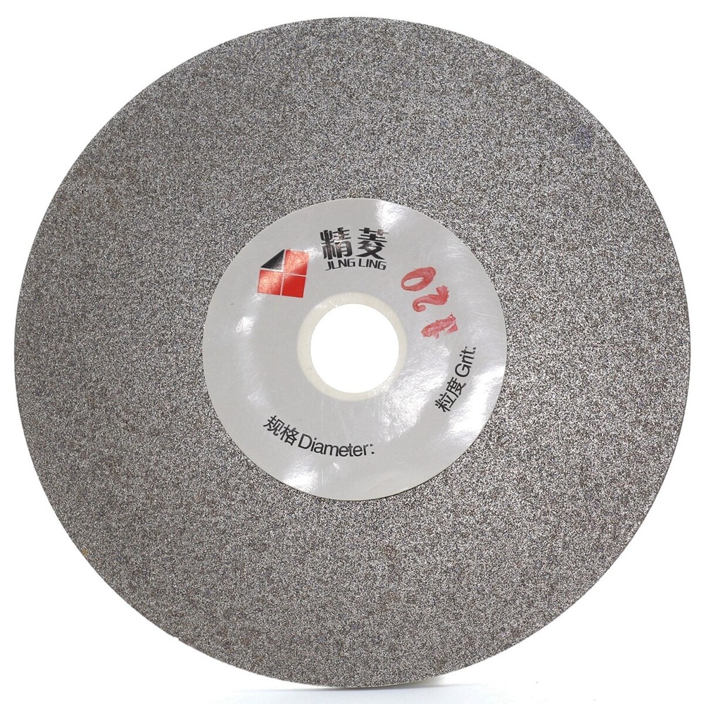 5'' inch Diamond Grinding Disc Grit 120 Arbor 5/8'' Flat Lap Disk Lapidary Tools