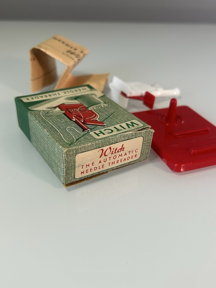 Vintage Witch Needle Threader w/ Original Box Instructions made in West Germany