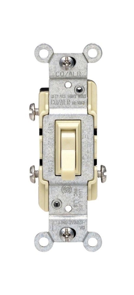 2653-2I Toggle Switch, 15 A, 120 V, 3 -Position, Thermoplastic Housing Material,