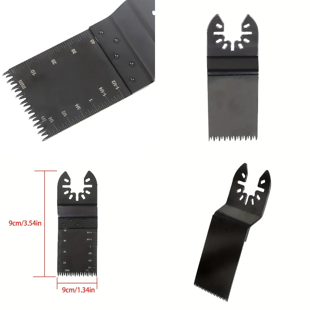 100Pcs 30mm-90mm Standard Oscillating Saw Blade Universal Quick Release Durable
