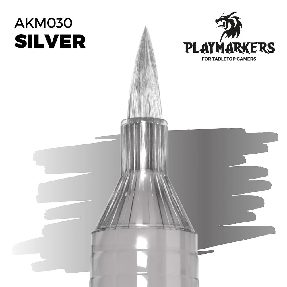 AK Interactive AKM030 Playmarker Silver