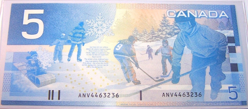 Canada 5 Dollar Banknote 2002 Used ANV4463236