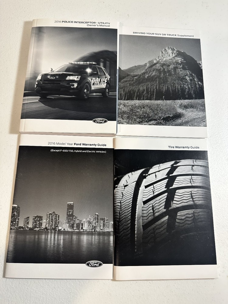 2016 Ford Police Interceptor Owner Manual Set