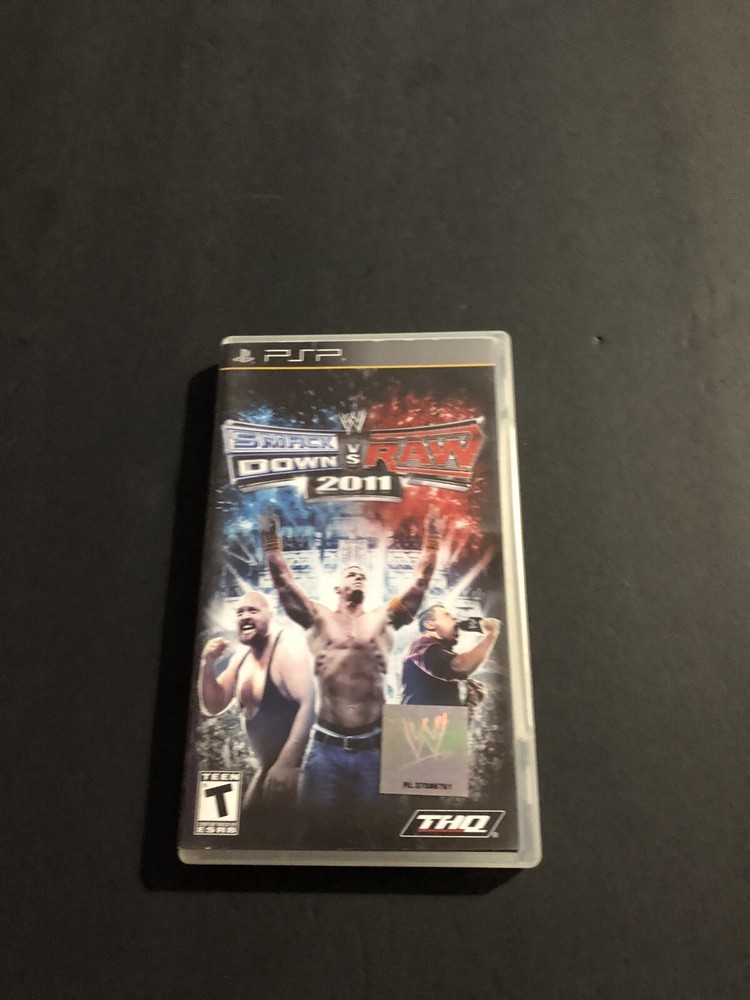 wwe smackdown vs raw 2011 psp case only