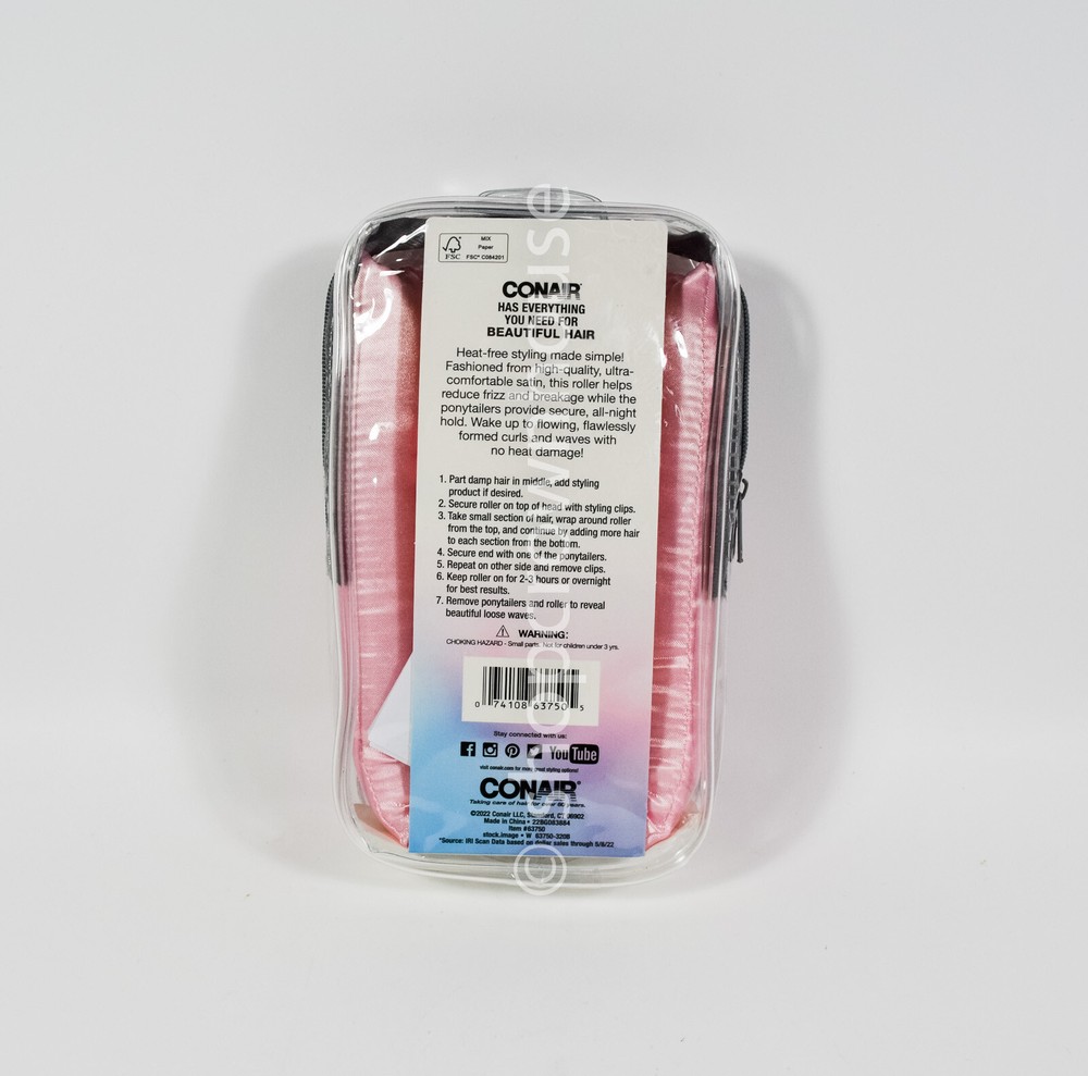 Conair Loose Waves Roll Set & Sleep 5pc Soft Heatless Rollers