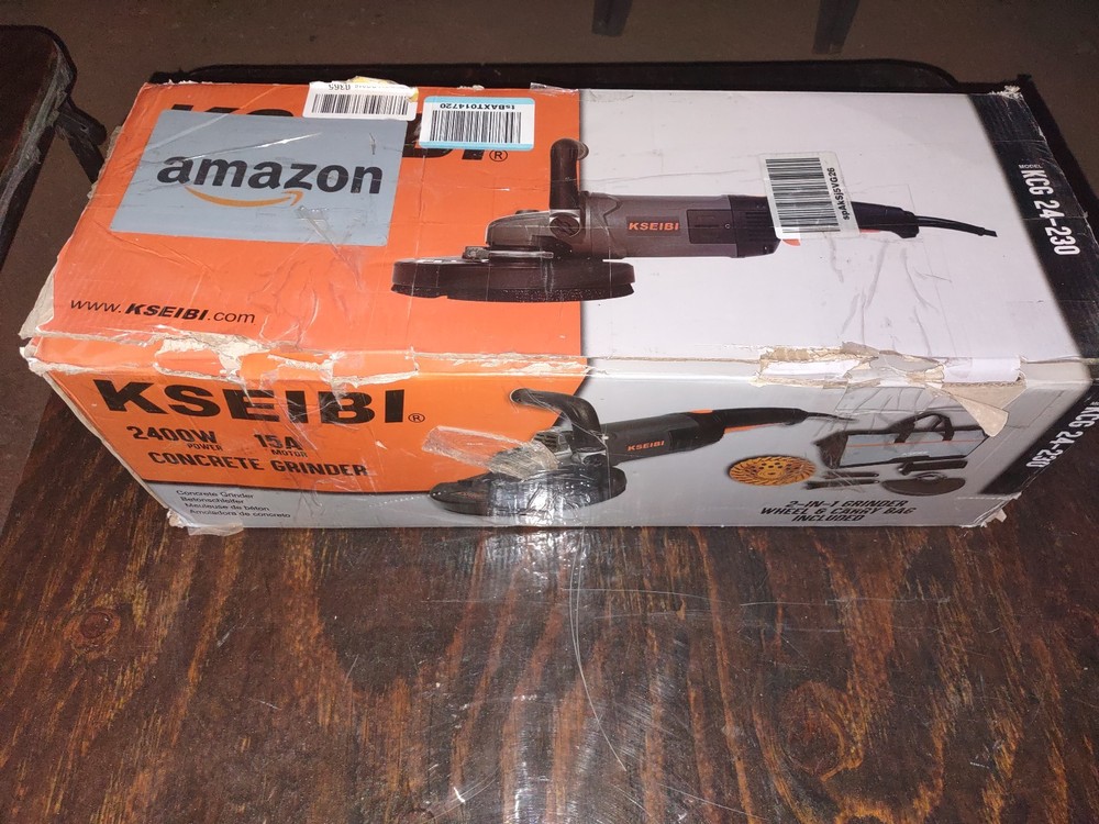 KSEIBI CONCRETE GRINDER 2400 WATTS 15 A For - 7/8 Arbor
