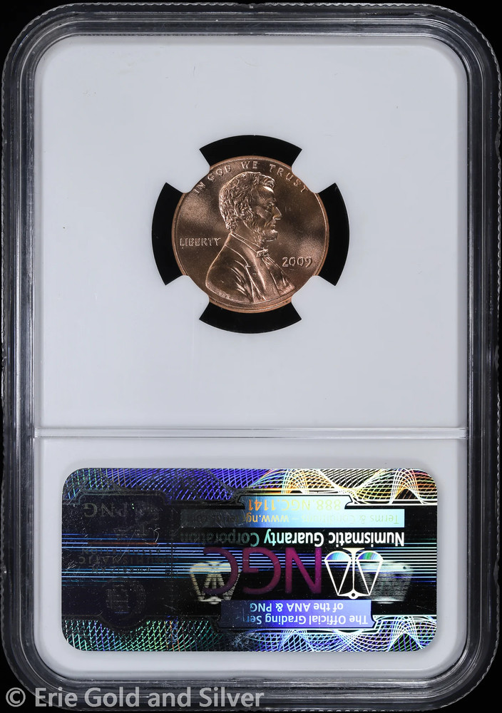 2009 1C Lincoln Cent Formative Years NGC MS 66 RD | Uncirculated UNC BU