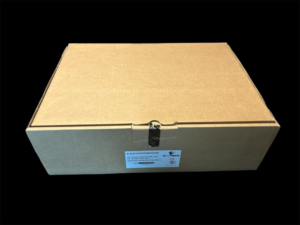 EtherWAN EasyPOE Box Managed POE Switch in NEMA Enclosure