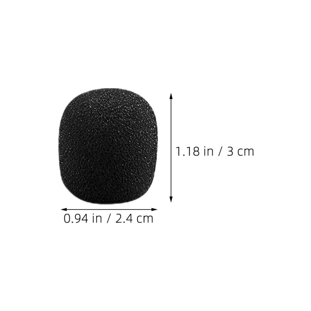20Pcs Lapel Microphone Windscreen Headset Windscreen Microphone Windscreen