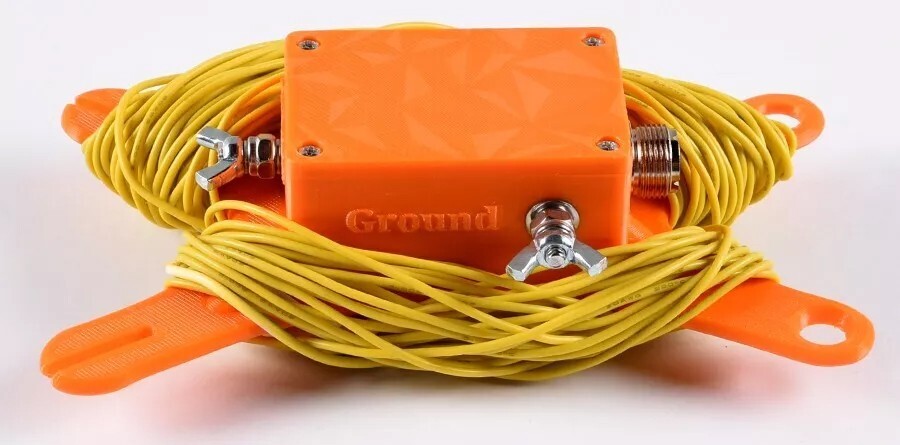 Random Wire Antenna with integrated winder 80-10 m. Ready to deploy