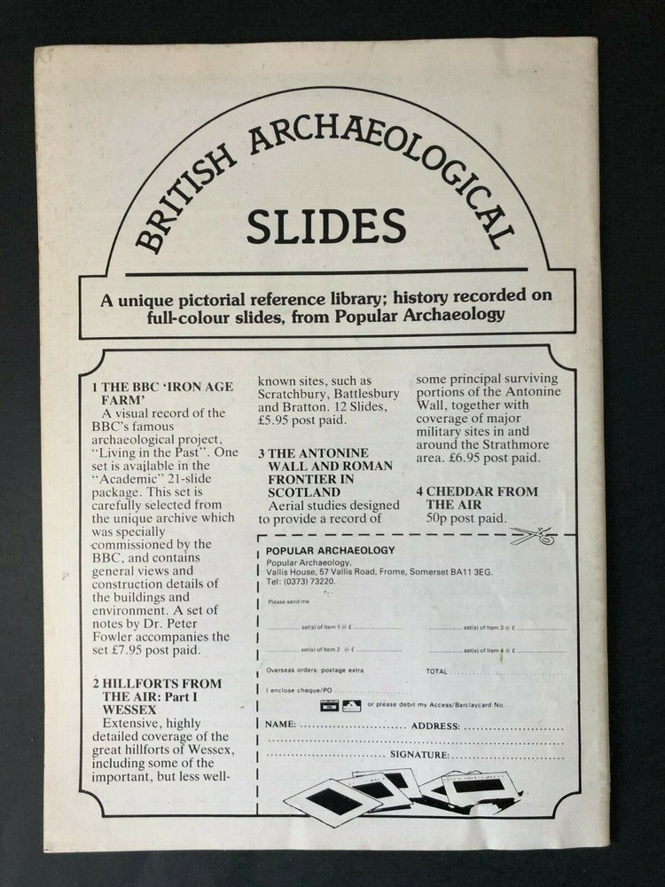 Popular Archaeology October/November 1986 Drawing Domesday