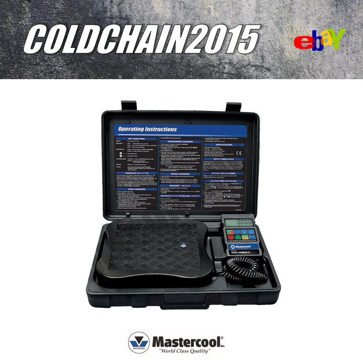 98210-BL Mastercool Electronic Charging Scale with Bluetooth technology