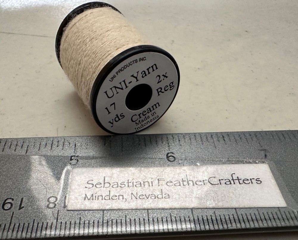 Uni Yarn 17 Yard Spool Cream