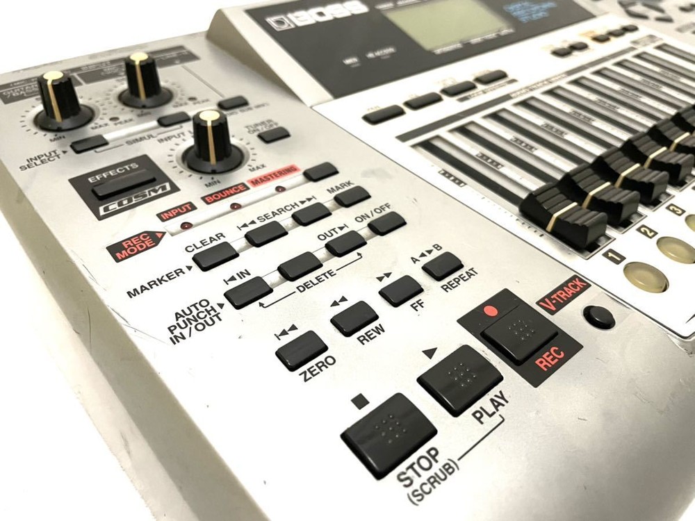 BOSS BR-1180 CD Digital Recording Studio Multi Track Recorder Tested