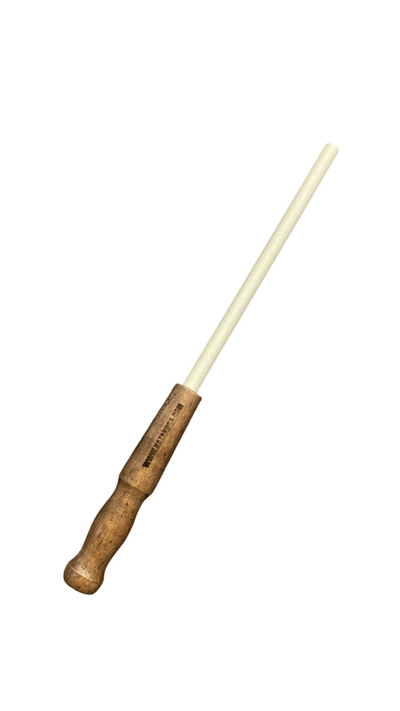 Ceramic 11.5 Sharpening Stick & Wood Handle