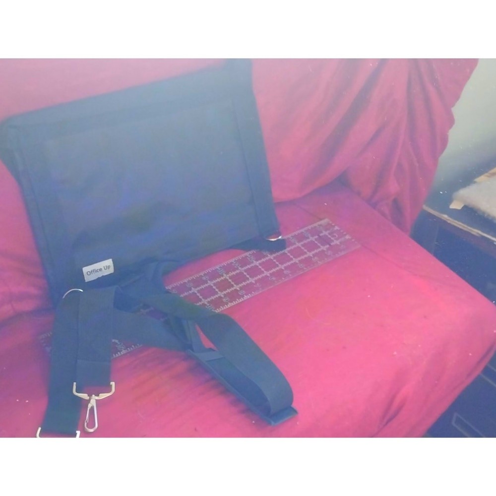Office Up Standing Laptop Brace Field Engineer Support Harness Black Adjustable