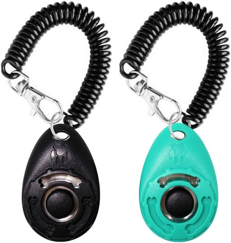 Lightweight Pet Training Clicker with Elastic Wrist Strap - Perfect for Training