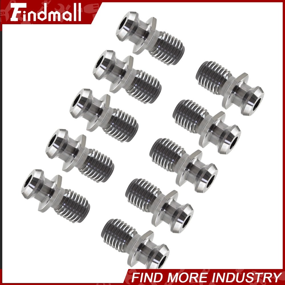 10 Pack CAT50 45°1.140" Pull Stud Coolant Thru Retention Knob for Mazak