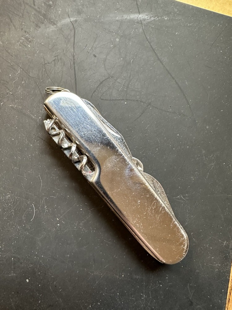 Vintage Stainless 10 Part Multi-Tool Folding Pocket Knife