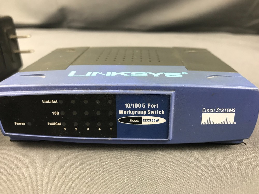 Linksys EtherFast EZXS55W 5-Port Workgroup Switch Hub Cisco Systems