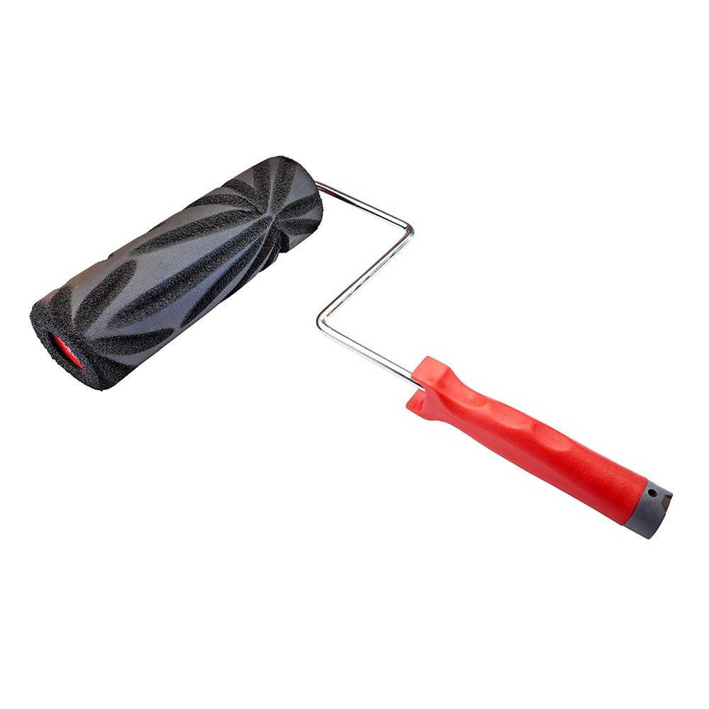 ToolPro Foam Texture Roller Cover (Crow's Foot) Black